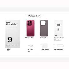 OPPO Find X9 Pro 5G Smarphone 6.78″ 200MP Telephoto Dimensity 9500 7500mAh