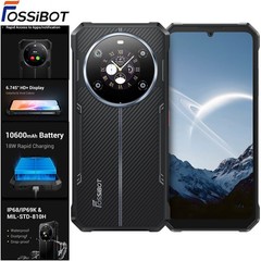 Unlock 4G LTE Rugged Phone Dual Screen Android 15 Outdoor Mobile FOSSiBOT F109S