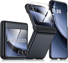 For Motorola Razr Plus 2023 Case with Hinge Shockproof Cover & Screen Protector