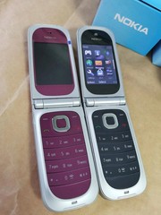 Nokia 7020 2G Pink Gray Unlocked 2MP GSM Flip Unlcoked Mobile Cellphone