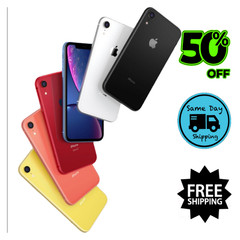 Apple iPhone XR 64GB Unlocked – Verizon/T-Mobile – Black/Red/White – Fair Cond.
