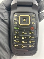 LG B470 Black Flip Phone – Tested, Powers On