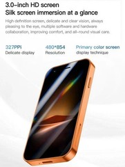 Unlocked Global 3G mini 3.0-inch touchscreen Smartphone Android 8.0 Phone Orange