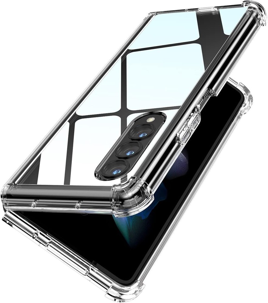 Samsung Galaxy Z Fold 3 Case Non-Yellowing Full Body Hard PC Stylish Shockproof