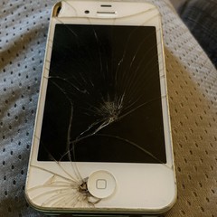 Apple iPhone 4 32GB White A1387 iOS 3.5in 8MP CDMA Wi-Fi GPS Parts