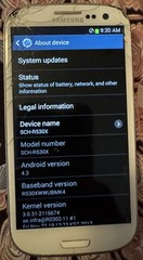 Samsung Galaxy S3 SCH-I530R White (Sprint) 16GB Fast Ship Used Cracked Glass