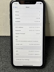 Apple iPhone XR 128GB Unlocked Black A1984 MT362LL/A EXCELLENT B/H 99%