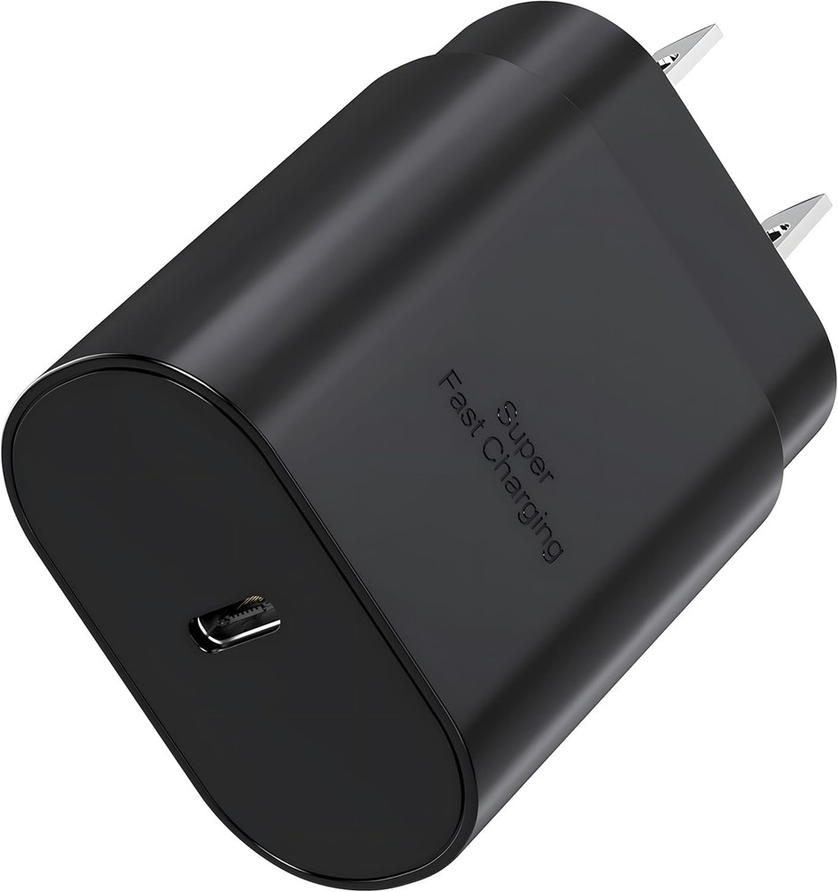 1 Pack 25W USB-C Super Fast Charger Wall Adapter for Samsung Galaxy S26 S25