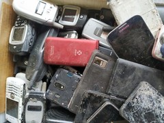 Lot of 10pcs Assorted Cell Phones For Parts, Scrap or Gold Recovery