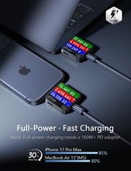 USB C to USB C Cable, 240W C to C Cable Fast Charging [6.6FT, 2 Pack] Type C Cha