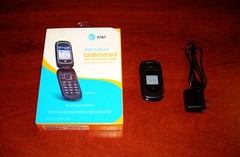 AT&T GoPhone Z223 Lot of 2 Flip Phones ATT One Phone with Original Box Packaging