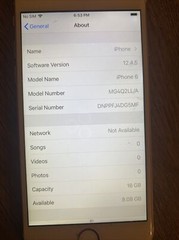 Apple iPhone 6 – 16GB – Gold (Verizon) A1549 (CDMA + GSM)