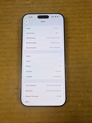(Z305) iPhone 16 Pro Max 256GB Natural Titanium Model# MYW63LL/A