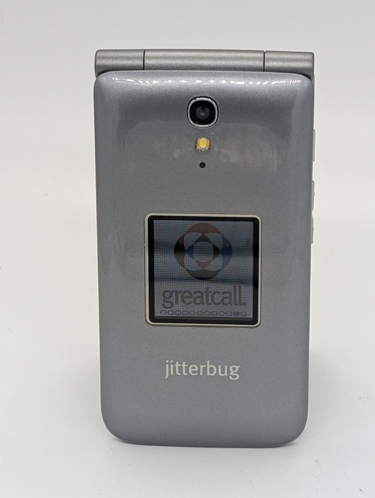 Alcatel OT Jitterbug Flip 4043S – Gray ( GreatCall ) 4G LTE OneTouch Smartphone