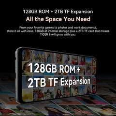 Blackview OSCAL TIGER 8 5G Smartphone 12GB+128GB 6.88″ 120Hz Android 15 AI NFC