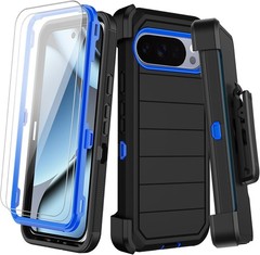 Google Pixel 10 Pro XL Case with Belt Clip Holster, Heavy Duty Shockproof Protec