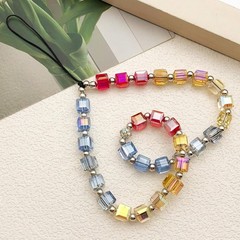 Beaded Camera Wrist Strap Cute Digital Camera Charm Lanyard Phone Chain Keychain