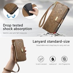 Moto G 5G 2025/2026 & G Play 2026 Wallet Case, Brown PU Leather Card Holder