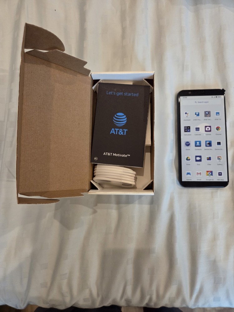 AT&T Motivate V341U 16GB Storage Blue Surf Android 10 Smartphone