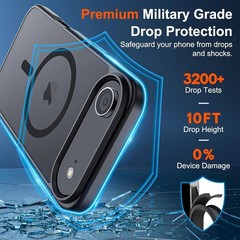 Magnetic for iPhone Air Case Slim Translucent Matte Shockproof Phone Cover for 1