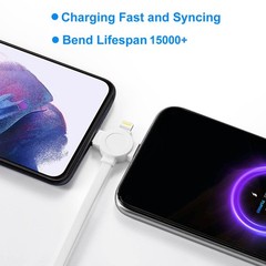 2 Pack Multi Fast Charging Cord for iPhone Series, Galaxy Series
