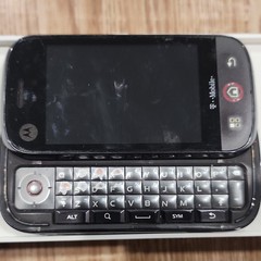 Motorola T-Mobile Black Slider Smartphone Wi-Fi 3.0MP Camera
