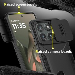Motorola Moto Edge 2025 Case with HD Screen Protector & Slide Camera Cover