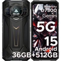 DOOGEE S200 Plus 5G Rugged Cell Phone 36GB+512GB Android 15 Smartphone 10100mAh