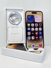Apple iPhone 14 Pro A2650 1TB Gold Unlocked phone 97% battery health