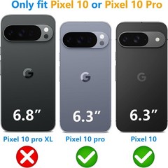 Tempered Glass Protection Phone Case for Google Pixel 10/10 Pro