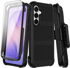 Samsung Galaxy S26 Plus Case with Belt Clip Holster, Heavy Duty Shockproof Bumpe
