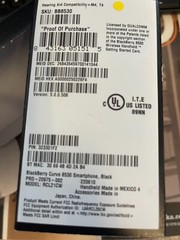 BlackBerry Curve 8530 – Black Verizon – no battery as is – COMES IN ORIGINAL BOX