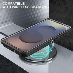 2PCS Heavy Duty Case & Screen Protector for Samsung Galaxy S25 Ultra Military Gr