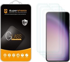 3 Pack Screen Protector Tempered Glass for Samsung Galaxy S24+ / S24 Plus, Bubbl