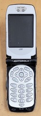 Motorola i930 – Silver and Black ( Nextel ) Very Rare iDEN Flip Phone – Bundled
