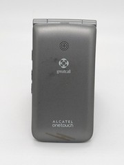 Alcatel OT Jitterbug Flip 4043S – Gray ( GreatCall ) 4G LTE OneTouch Smartphone