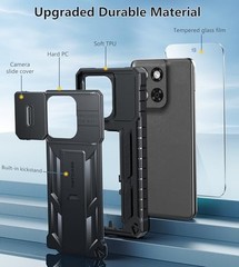 Motorola Moto G Stylus 2025/Stylus 2026 Case: Military Grade Dropproof Kickstand