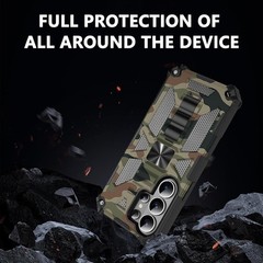 Camouflage Case for Samsung Galaxy S26 Ultra, Military Grade Shockproof Cover