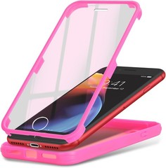 for iPhone SE 2020/2nd/2022/3rd Case with Built-in Screen Protector & Full Body