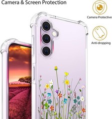 Cute Clear Samsung Galaxy S23 Plus Case for Women Girls, S23+ Transparent Design