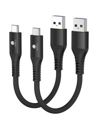 Android Auto USB C Cable 10Gbps [2ft, 2-Pack] USB 3.1 Gen 2 USB A to USB C