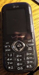 READ 1ST LG VN250 Cosmos Cell Phone Black Verizon Fast Ship Good Used