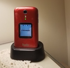 Lightly Used Very Nice Lively Flip Phone (formerly known as JitterBug)