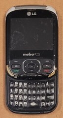LG Imprint MN240 – Silver and Black ( MetroPCS ) Very Rare CDMA Slider Phone