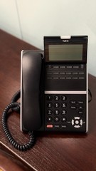 NEC DT400 Series 12-Button Display Phone Black / Excellent Condition