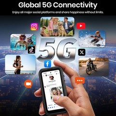 5G MINI Rugged Phone With Action Camera Android 16 Octa Core FOSSiBOT F116 Pro