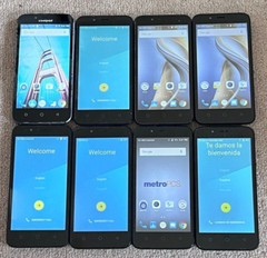 LOT OF 8 x T-MOBILE / METRO COOLPAD DEFIANT 3632A CATALYST 3622A PHONES *4 PARTS