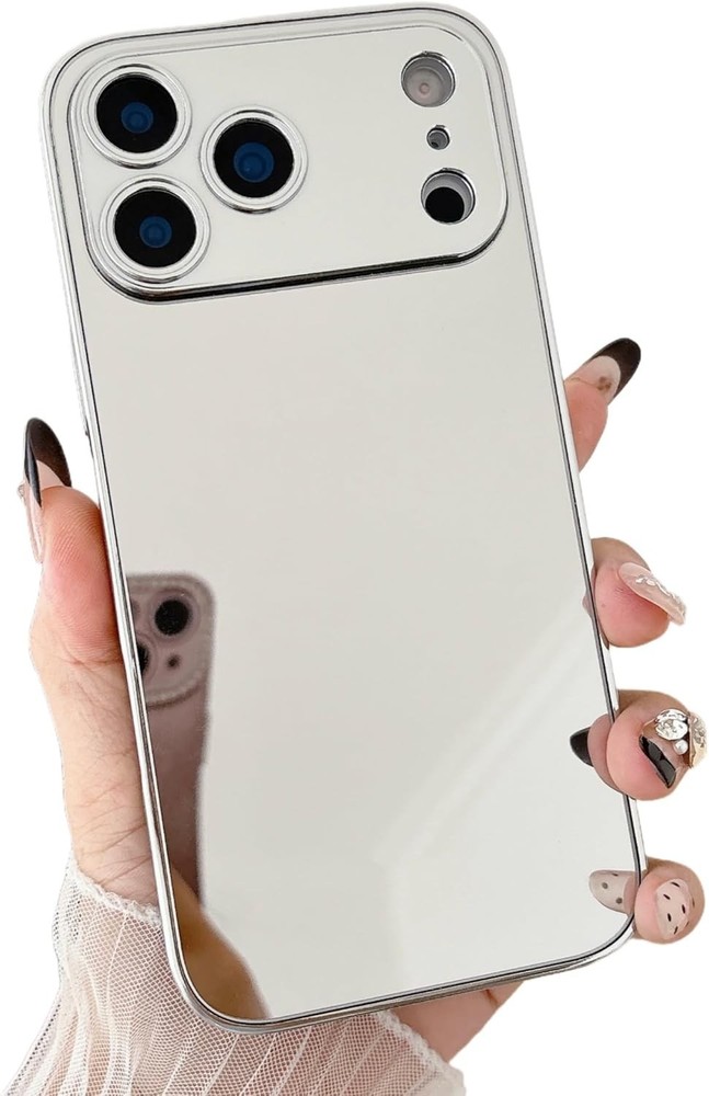 iPhone 17 Pro Max Mirror Case for Women Girls Makeup Cute Luxury Glossy Design