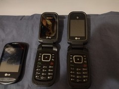 LG True B460 Black Flip Phone (Cricket) B470 (At&T) Lg800g (TracFone)