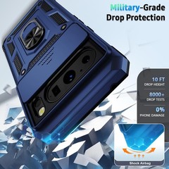 For Google Pixel 8 Pro Case with Military Grade Drop Protection, Magnetic Cover